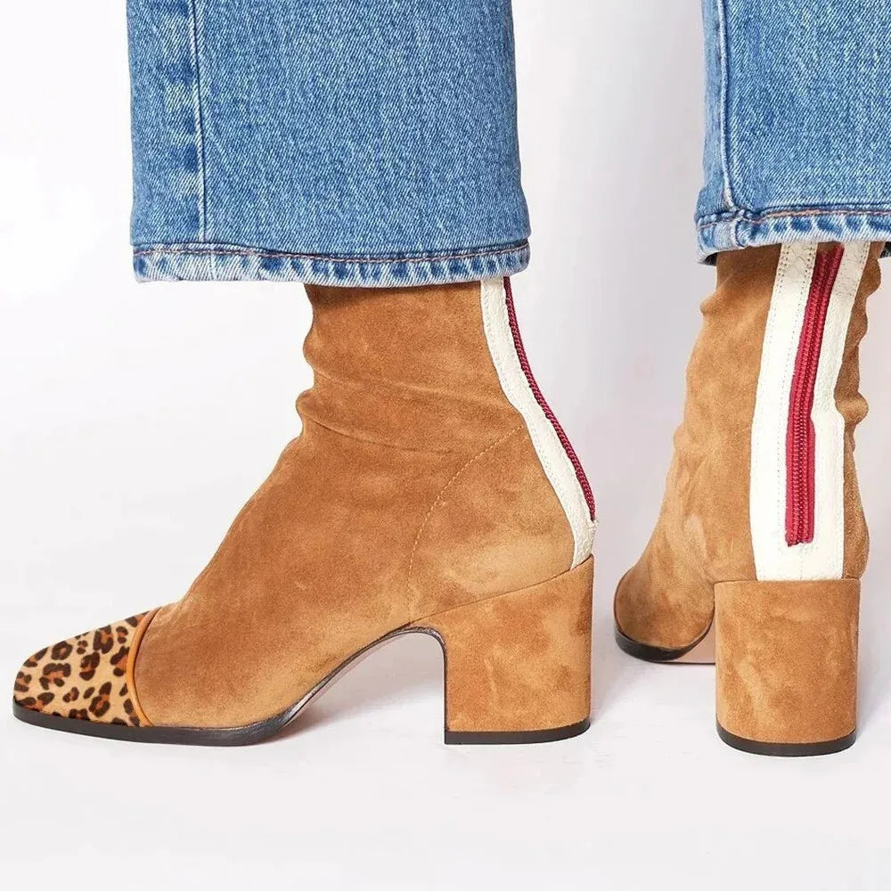 Scarlett | Women's Square Toe Heeled Boots