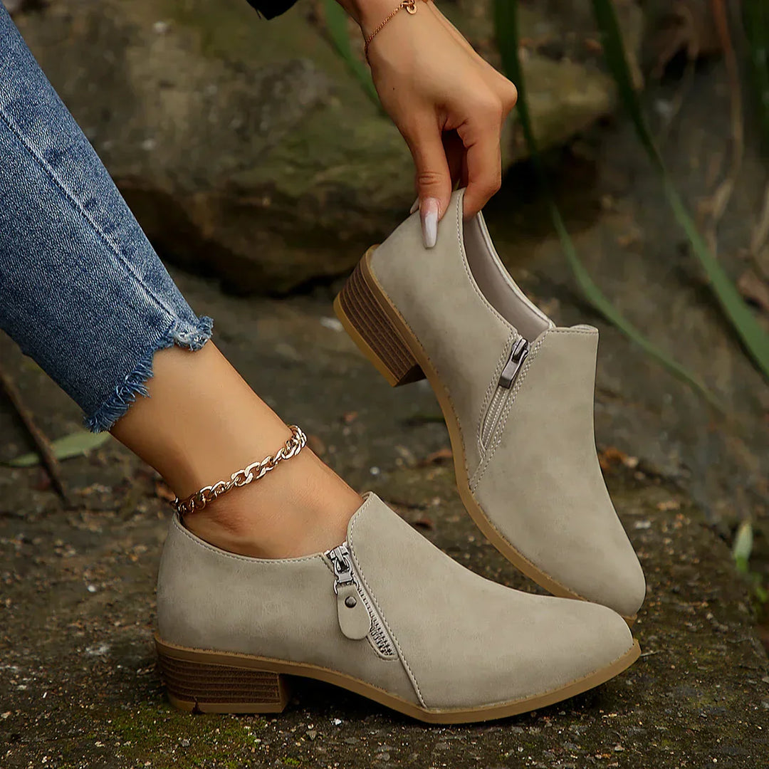 Maia | Women's Zip-Up Ankle Boots