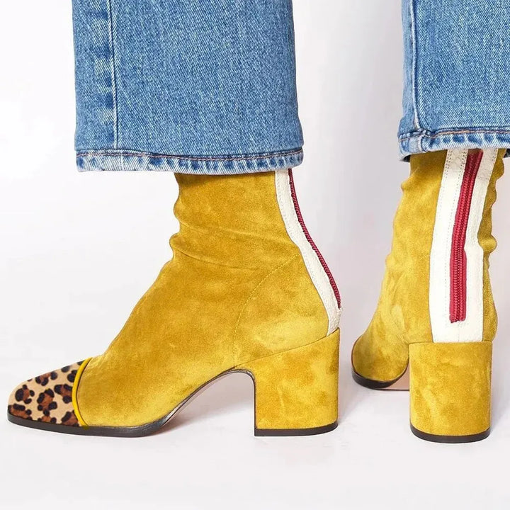 Scarlett | Women's Square Toe Heeled Boots