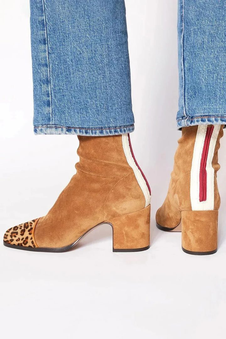 Scarlett | Women's Square Toe Heeled Boots