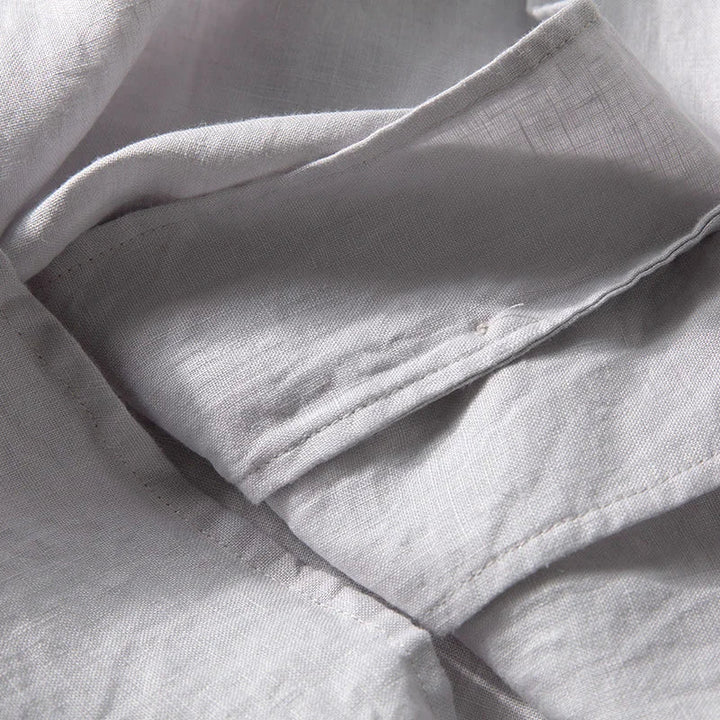 Men's Camp Collar Linen Shirt