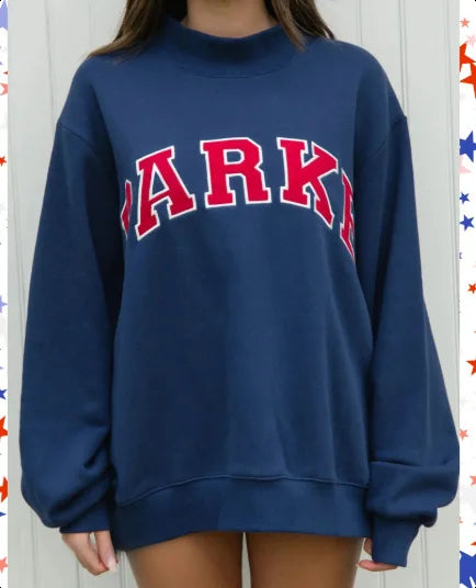 Cora | Women's Gray Printed Sweater