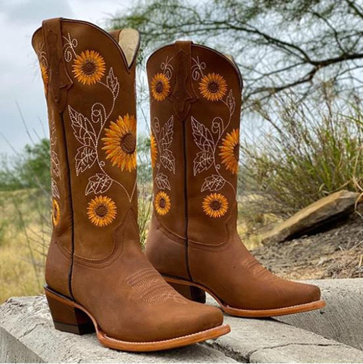 Luna | Women's Bohemian Mid-Calf Boots