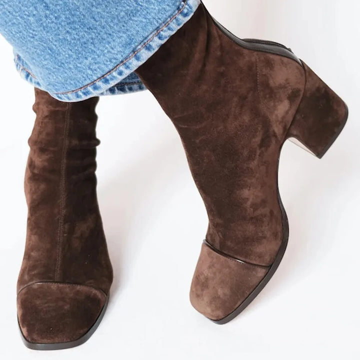 Scarlett | Women's Square Toe Heeled Boots