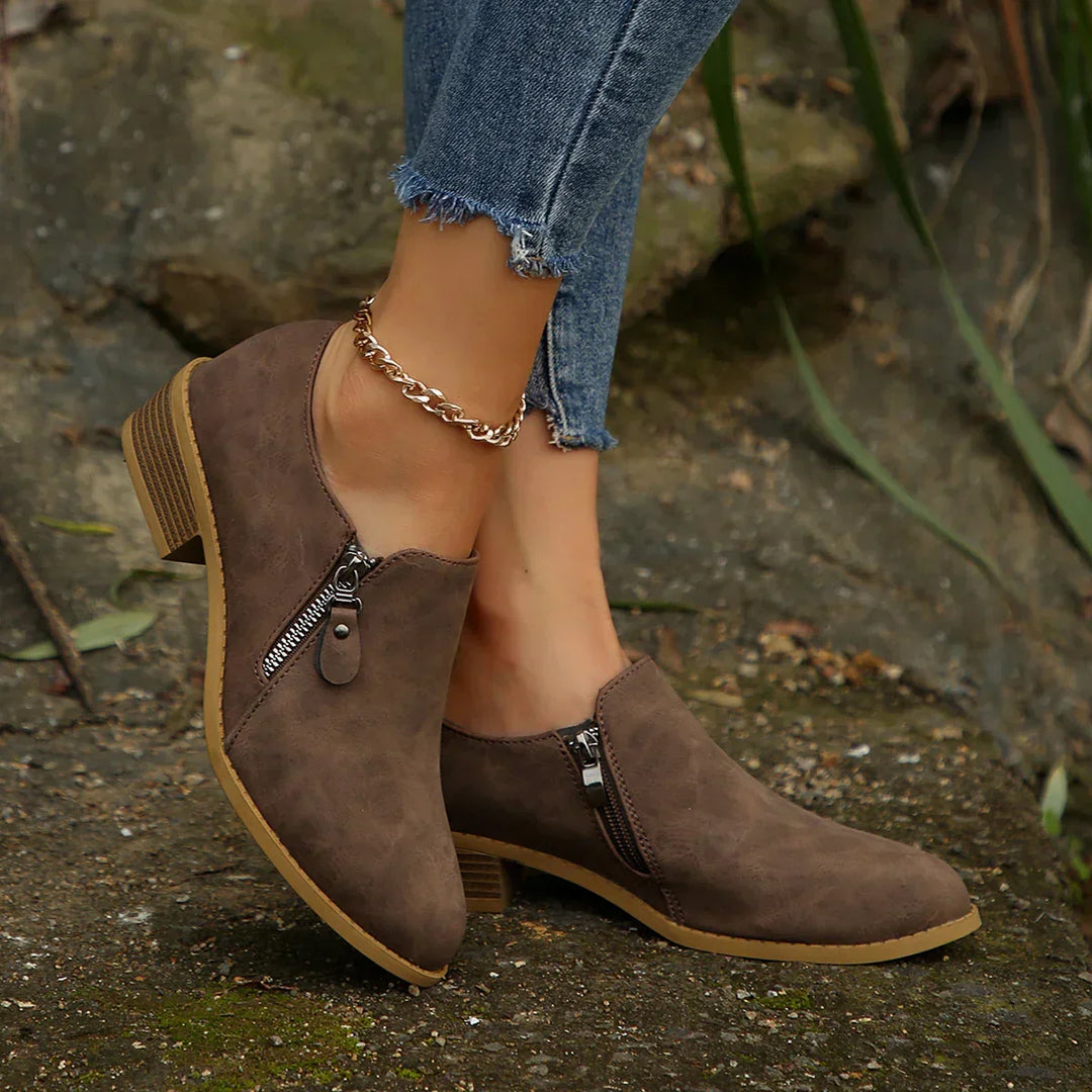 Maia | Women's Zip-Up Ankle Boots