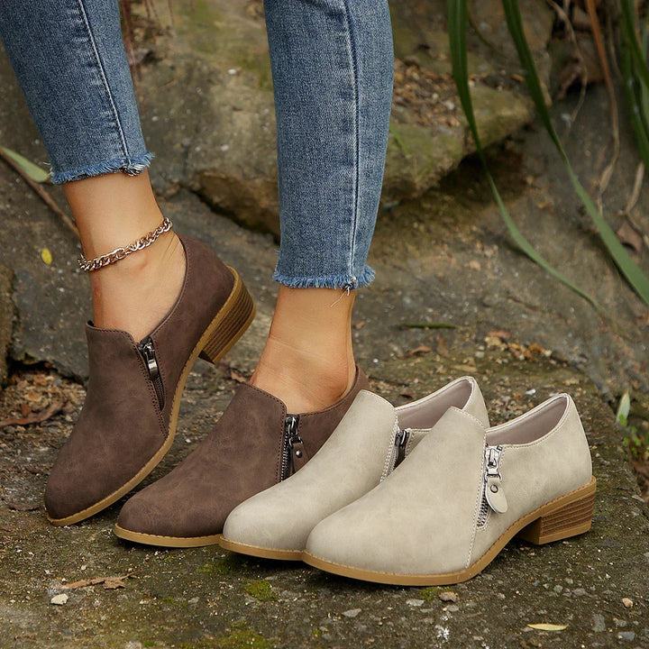 Maia | Women's Zip-Up Ankle Boots