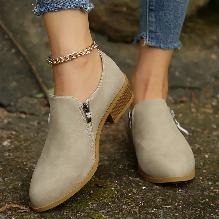Maia | Women's Zip-Up Ankle Boots