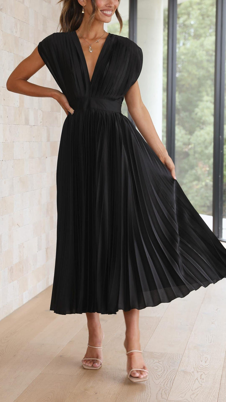 Maria | Maria Pleated Maxi Dress