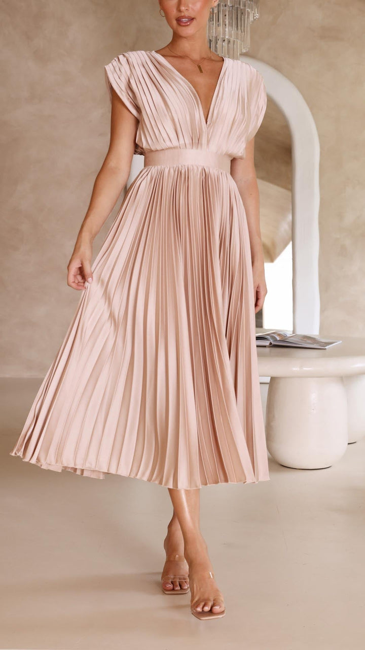 Maria | Maria Pleated Maxi Dress