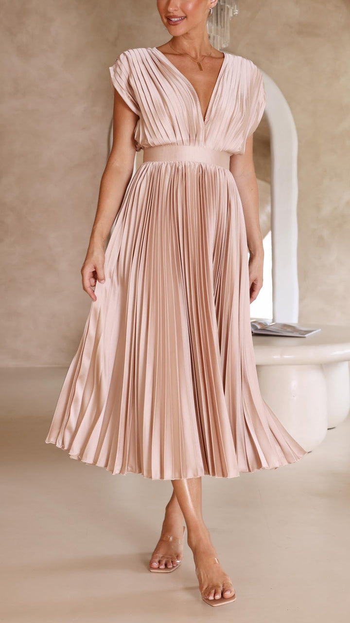 Maria | Maria Pleated Maxi Dress