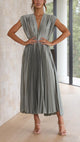 Maria | Maria Pleated Maxi Dress