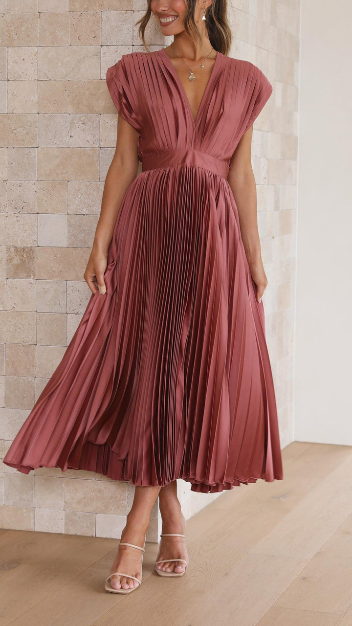 Maria | Maria Pleated Maxi Dress