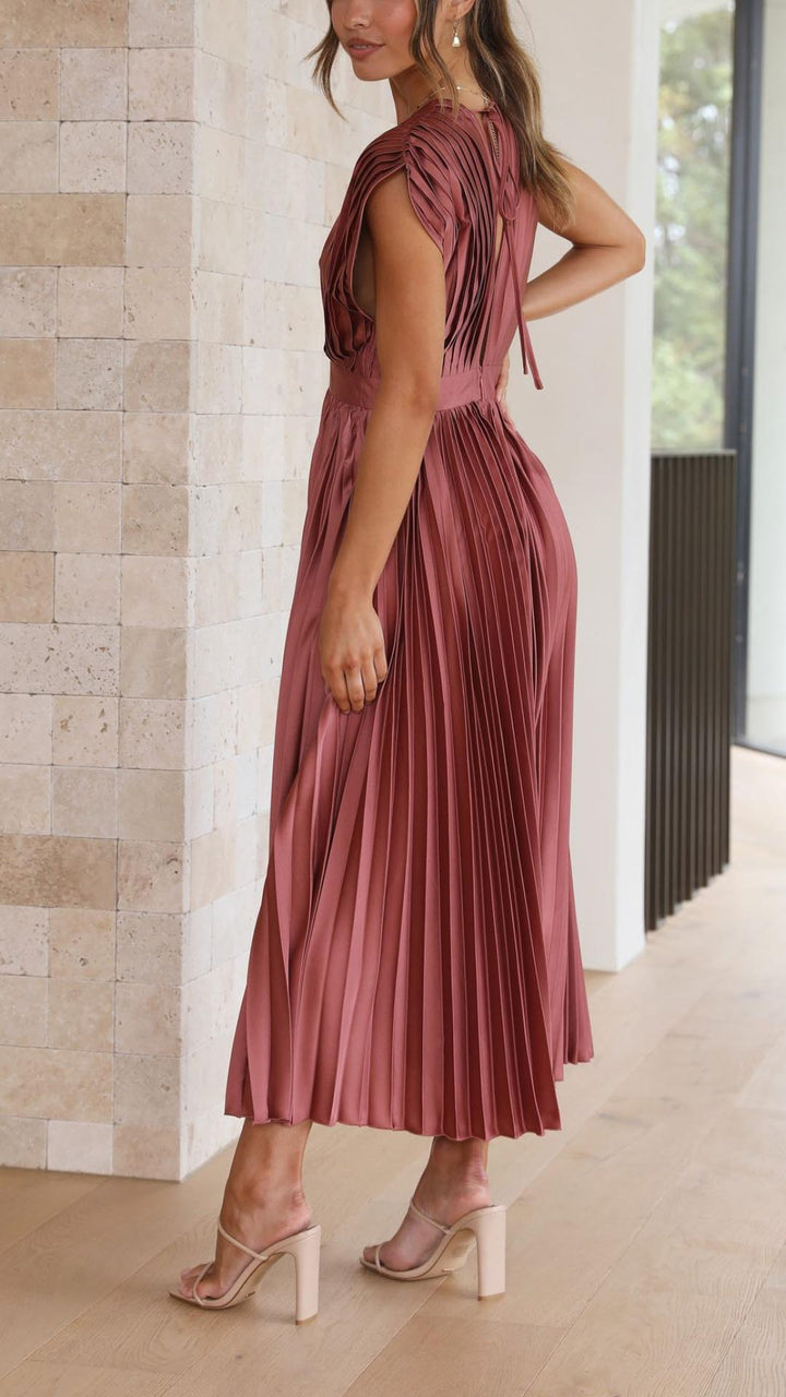 Maria | Maria Pleated Maxi Dress
