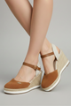 Women's Closed-Toe Espadrille Sandals with Heel Strap