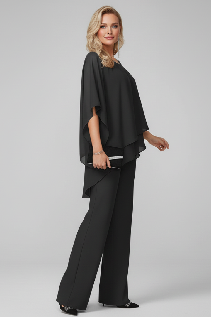 Women's Off-Shoulder Jumpsuit with Elastic Waist