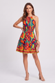 Women's Short Romper with Wrap Neckline for Summer