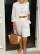 Women's Casual Summer Set with Top and Lightweight Pants