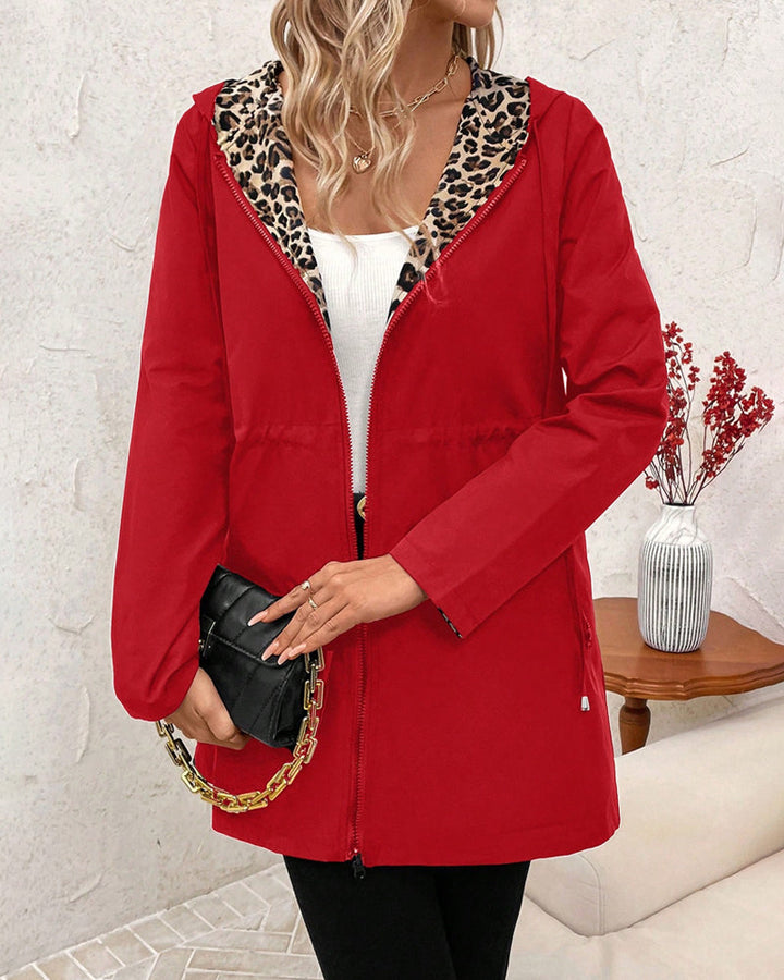 Aleah | Women's Reversible Leopard Print Coat