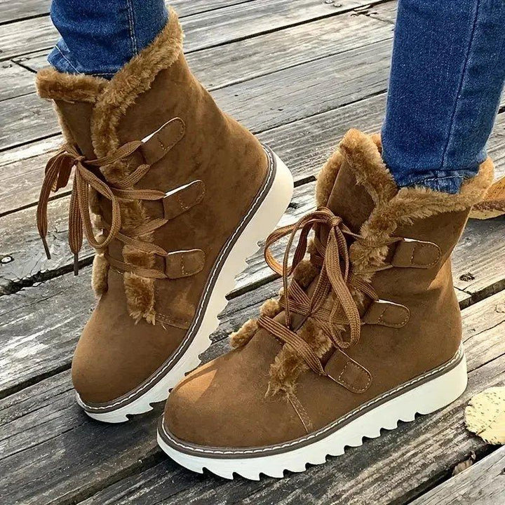 ArcticBloom | Women's Plush-Lined Winter Boots