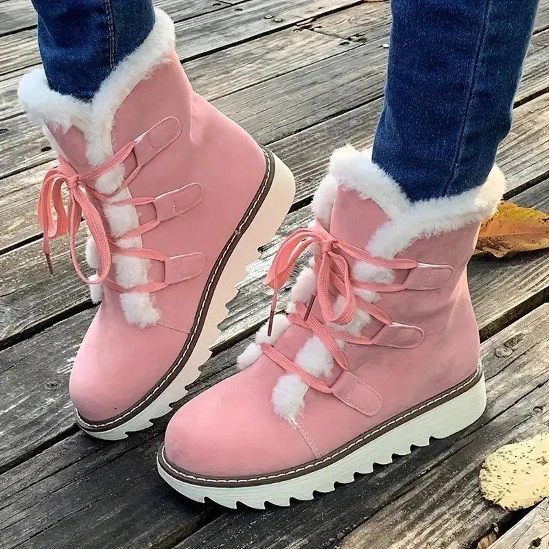 ArcticBloom | Women's Plush-Lined Winter Boots