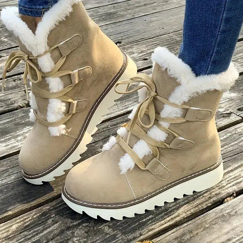 ArcticBloom | Women's Plush-Lined Winter Boots