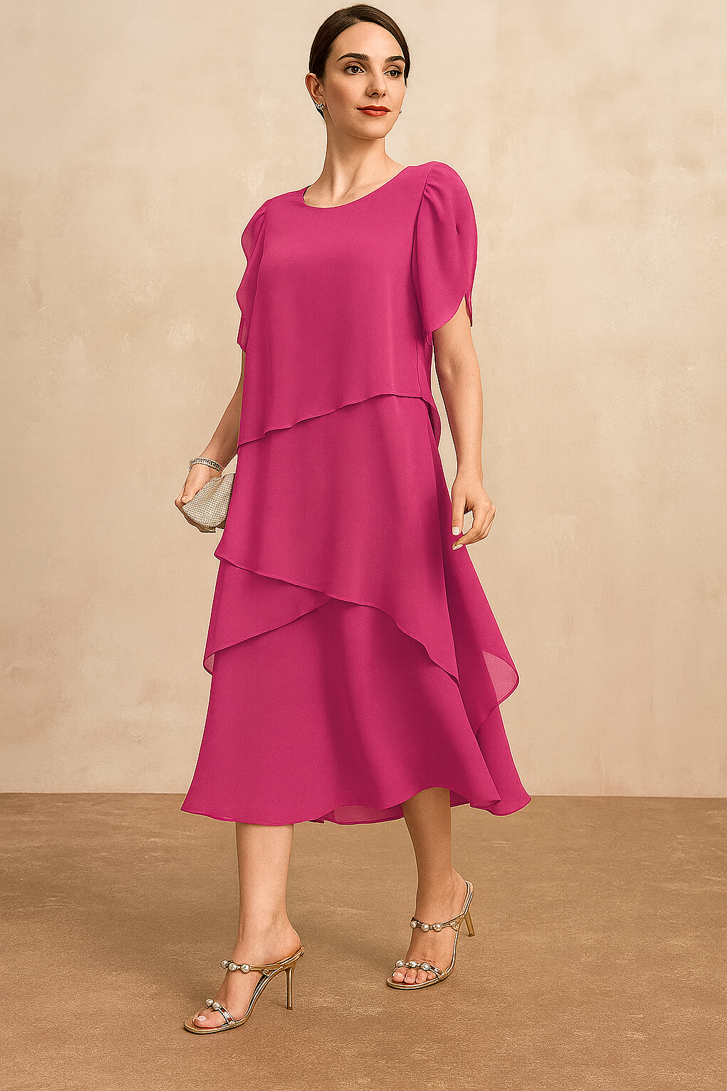Jean | Women's Classic Chiffon Dress