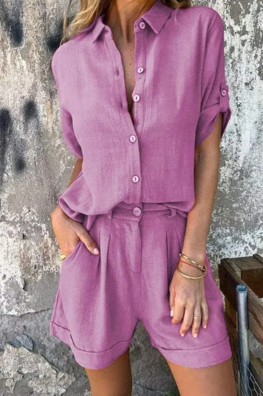 Jamie | Lightweight Shorts and Top Set Suits