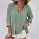 Marcia | Relaxed V-Neck Button-Up Blouse