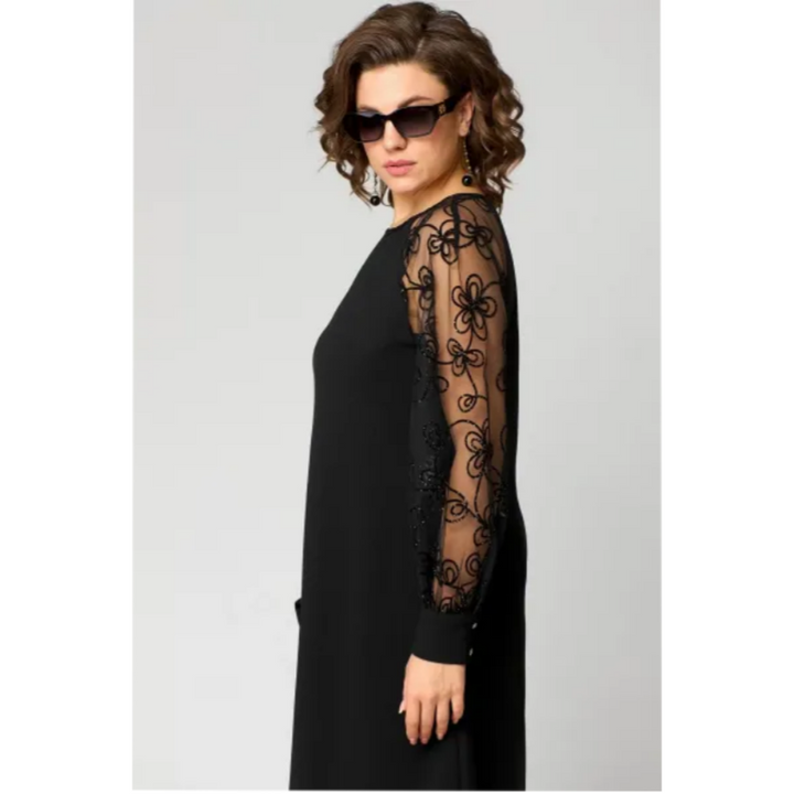Loretta | Women's Lace Dress with Long Sleeves