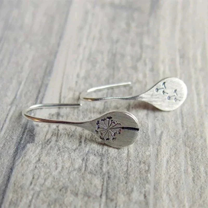 Dandelia | Sterling Silver Dangle Earrings