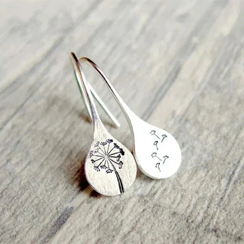 Dandelia | Sterling Silver Dangle Earrings