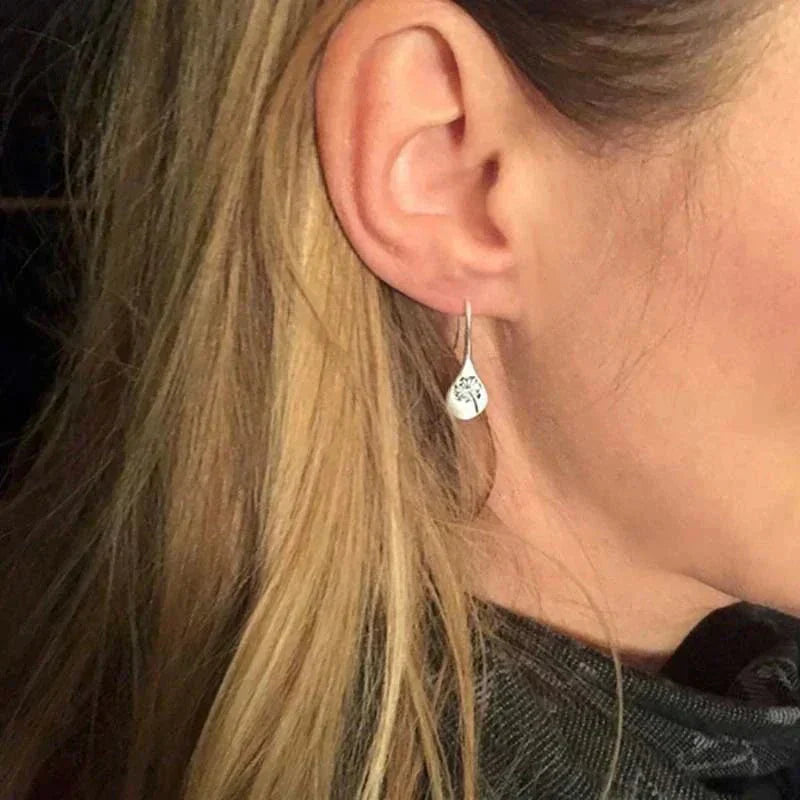 Dandelia | Sterling Silver Dangle Earrings