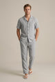 Men's Linen Two-Piece Set Relaxed Fit