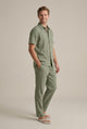 Men's Linen Two-Piece Set Relaxed Fit
